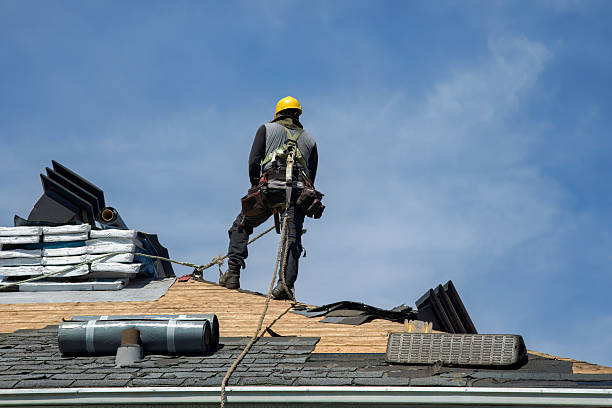 Professional Roofing technician working in Romeo, MI
